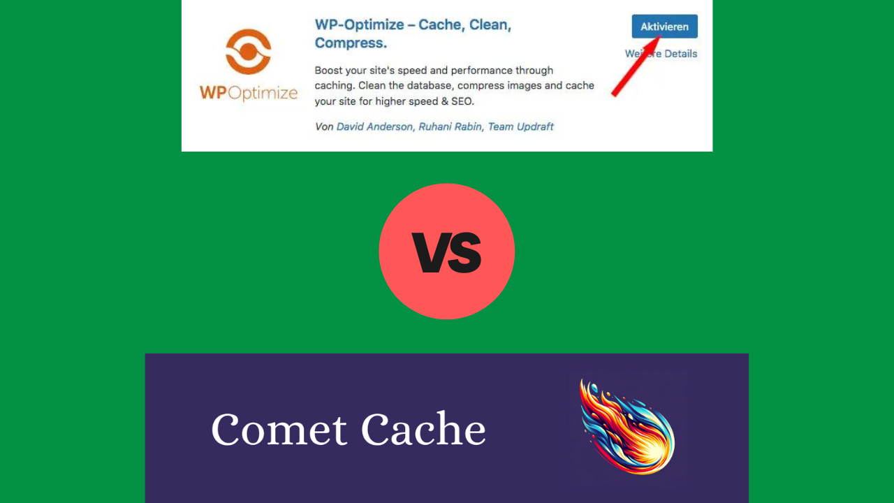 WP Optimize vs. Comet Cache