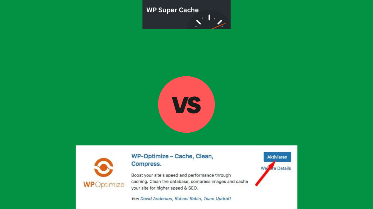 WP Super Cache vs. WP Optimize